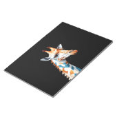 Giraffe Vector Art mit lebhaften Farben Notizblock (angewinkelt)