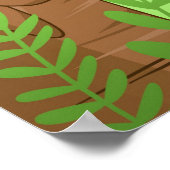 Giraffe verbergen poster (Ecke)