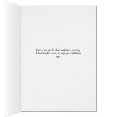 Giraffe-Verlobung-Karte, Zoo-Party (Innen (Rechts))