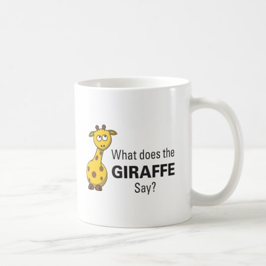 Giraffe verraten Tasse (Rechts)