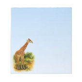 Giraffe Vintag 1912 Notizblock (Vorderseite)