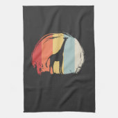 Giraffe Vintag Geschirrtuch (Vertikal)