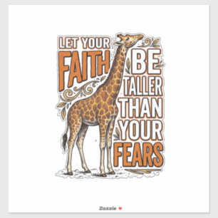 Giraffe Vintage Inspirations-Shirt-Design_1 Aufkleber