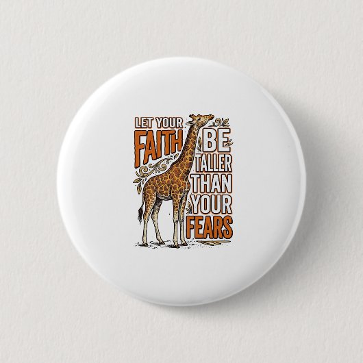 Giraffe Vintage Inspirations-Shirt-Design_1 Button (Vorderseite)