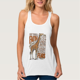 Giraffe Vintage Inspirations-Shirt-Design_1 Tank Top