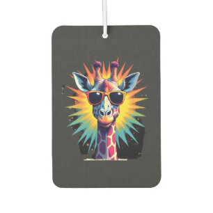 Giraffe Vintage-Sonnenbrille Lustiges Afrikanische Autolufterfrischer