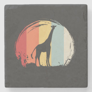 Giraffe Vintage Steinuntersetzer