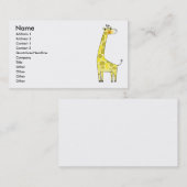 Giraffe Visitenkarte (Vorne/Hinten)