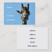 GIRAFFE VISITENKARTE (Vorne/Hinten)