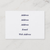 GIRAFFE VISITENKARTE (Rückseite)