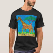 Giraffe (vivid) - Dark T - Shirt der Männer (Vorderseite)