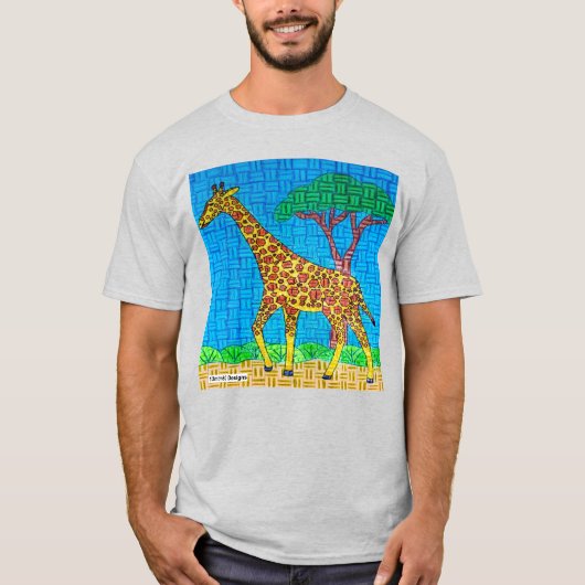 Giraffe (vivid) - T - Shirt für Männer (Vorderseite)