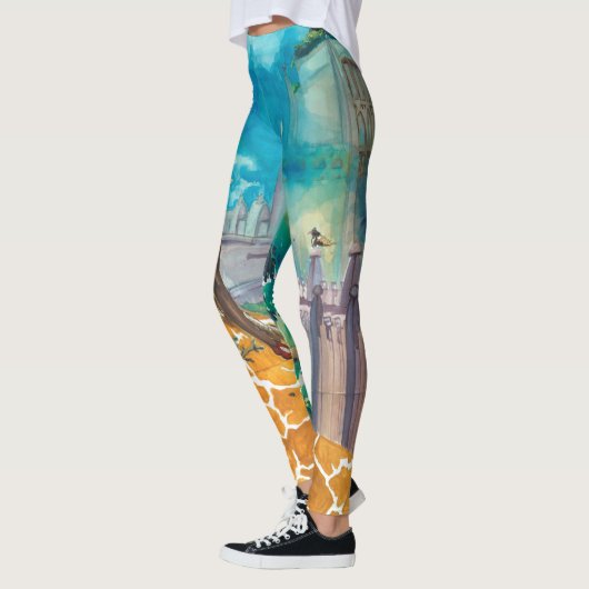 Giraffe (voll) leggings (Links)