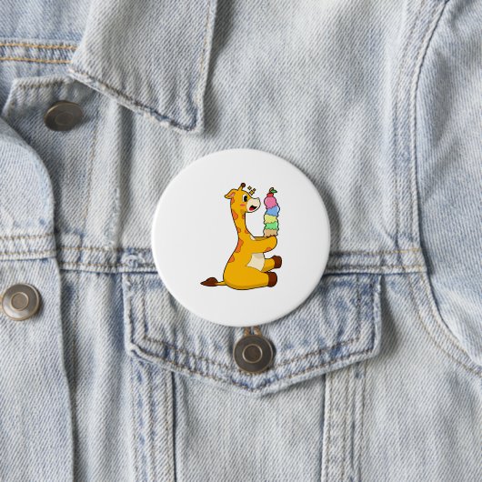 Giraffe Waffeleis Button (Beispiel)