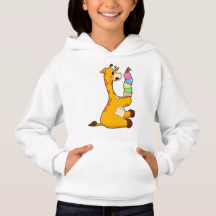 Giraffe Waffeleis Hoodie