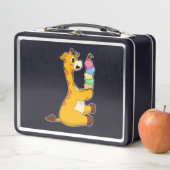 Giraffe Waffeleis Metall Brotdose (Beispiel)
