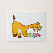 Giraffe Waffeleis Puzzle (Horizontal)