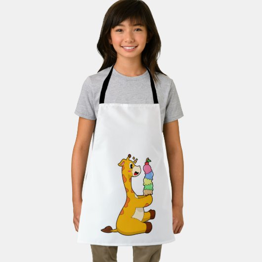 Giraffe Waffeleis Schürze (Insitu)