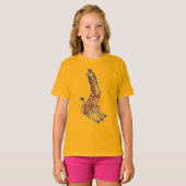 Giraffe Waffeleis T-Shirt (Vorne ganz)