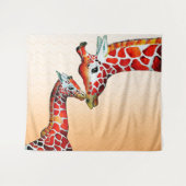 Giraffe Wandteppich (Vorderseite (Horizontal))