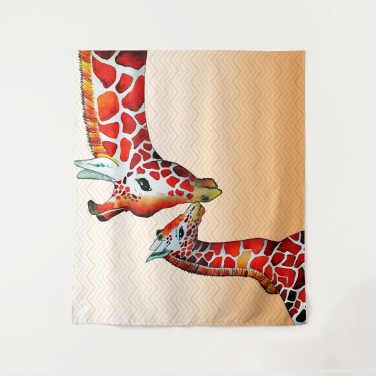 Giraffe Wandteppich (Vorderseite)
