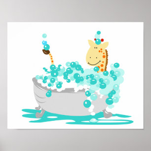 GIRAFFE - WASSERBEWEGUNG POSTER