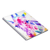 Giraffe Watercolor Babies Lila Gifts Lavendel Notizblock (Rechte Seite)