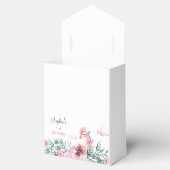 Giraffe Watercolor Pink Floral Gevor Box Geschenkschachtel (Geöffnet)