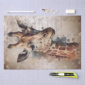 Giraffe Watercolor Seidenpapier (Handwerk)