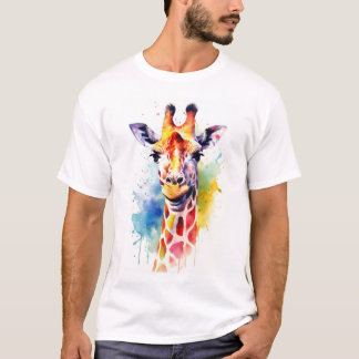Giraffe Watercolor T-Shirt