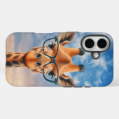 Giraffe Wearing Eyeglasses Case-Mate iPhone Hülle (Rückseite (Horizontal))