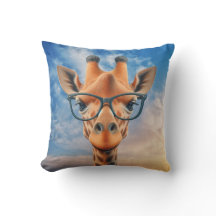 Giraffe Wearing Eyeglasses