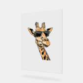 Giraffe Wearing-Sonnenbrille Acrylschild (Winkel)