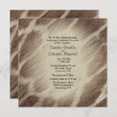 Giraffe Wedding Einladung (Vorne/Hinten)