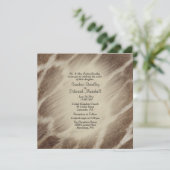 Giraffe Wedding Einladung (Stehend Vorderseite)