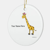 Giraffe - weiblich keramikornament (Links)