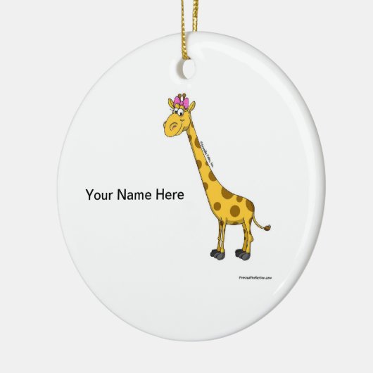 Giraffe - weiblich keramikornament (Links)