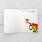 Giraffe Weihnachten (Innenseite)