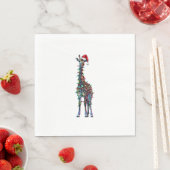 Giraffe Weihnachten _1 Serviette (Beispiel)