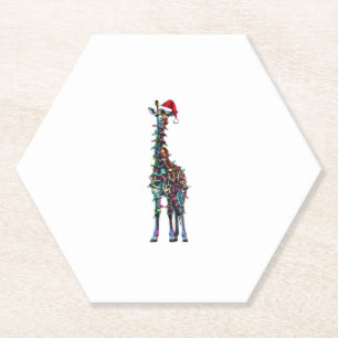 Giraffe Weihnachten _1 Untersetzer