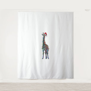 Giraffe Weihnachten _1 Wandteppich