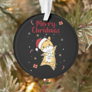 Giraffe Weihnachts-Giraffen Wintertiere Ornament