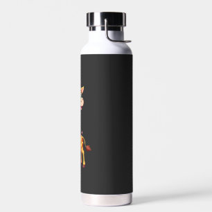 Giraffe Weihnachtsbeleuchtung Lustiger Weihnachtsm Trinkflasche