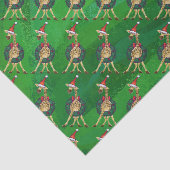 Giraffe Weihnachtszettel Seidenpapier (Ausschnitt)