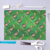 Giraffe Weihnachtszettel Seidenpapier (Handwerk)