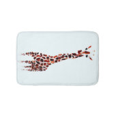 Giraffe Wild Animal Art Badematte (Vorderseite)