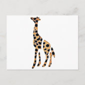 Giraffe Wild Mash Up Postkarte (Vorderseite)