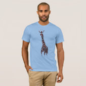 Giraffe Wildlife Art T-Shirt (Vorne ganz)