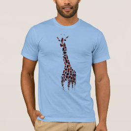 Giraffe Wildlife Art T-Shirt