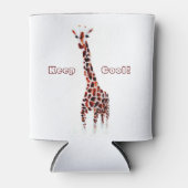 Giraffe Wildlife Personalisiert Party Dosenkühler (Vorderseite)